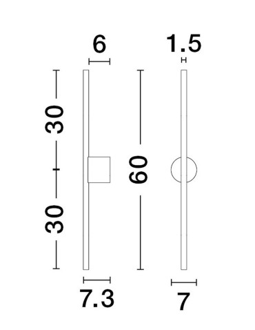 Luces Exclusivas TUNJA Ścienna Nowoczesna czarny 1xLED max 10W 3000K LE43240 - produkt 2
