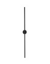 Luces Exclusivas TUNJA Ścienna Łazienkowa IP44 czarny 1xLED max 15W 3000K LE43241