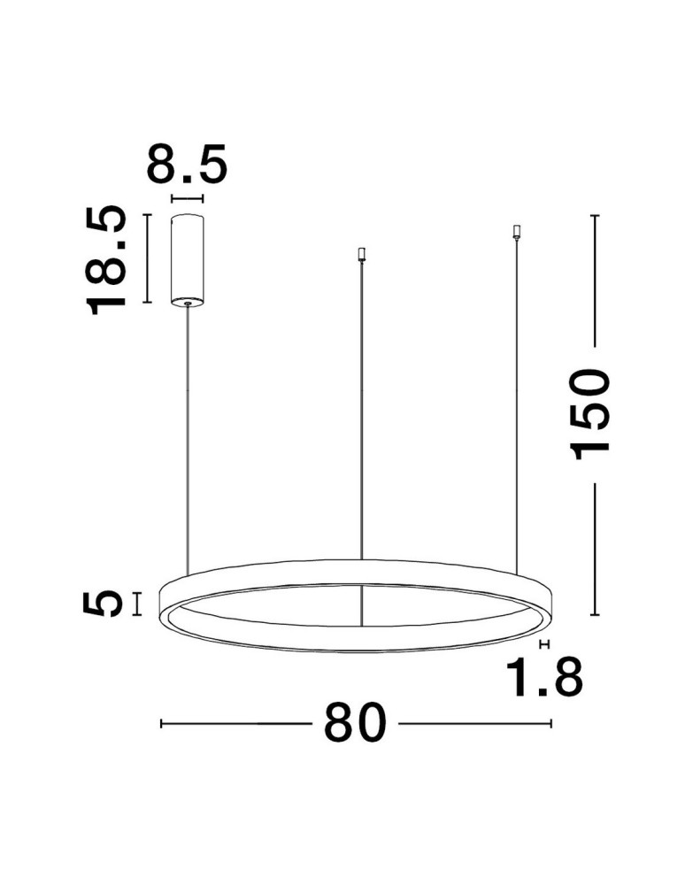Lampy wiszące - Luces Exclusivas BARI Wisząca Nowoczesna złoty i odcienie złota 1xLED max 77W 3000K LE43250 - product kolory-swiatla.pl 3