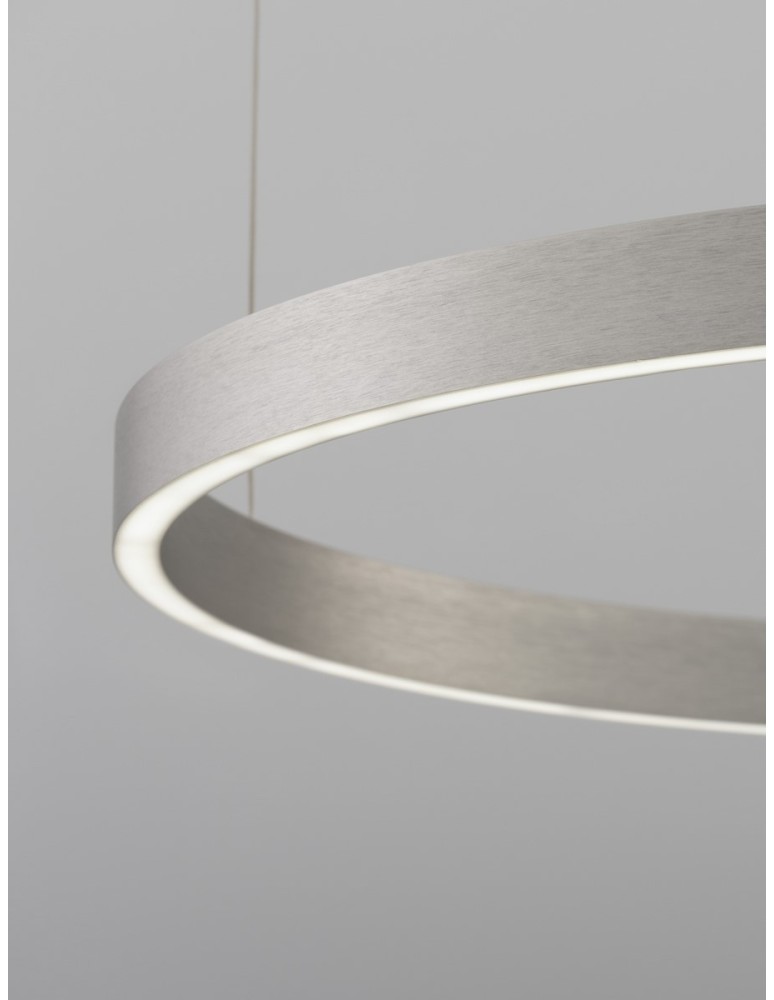 Lampy wiszące - Luces Exclusivas BARI Wisząca Nowoczesna srebrny i odcienie srebra 1xLED max 77W 3000K LE43253 - produkt kolory-swiatla.pl 2
