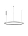 Luces Exclusivas BARI Wisząca Nowoczesna srebrny i odcienie srebra 1xLED max 106W 3000K LE43254