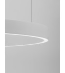 Lampy wiszące - Luces Exclusivas BARI Wisząca Nowoczesna biały 1xLED max 77W 3000K LE43256 - product 2