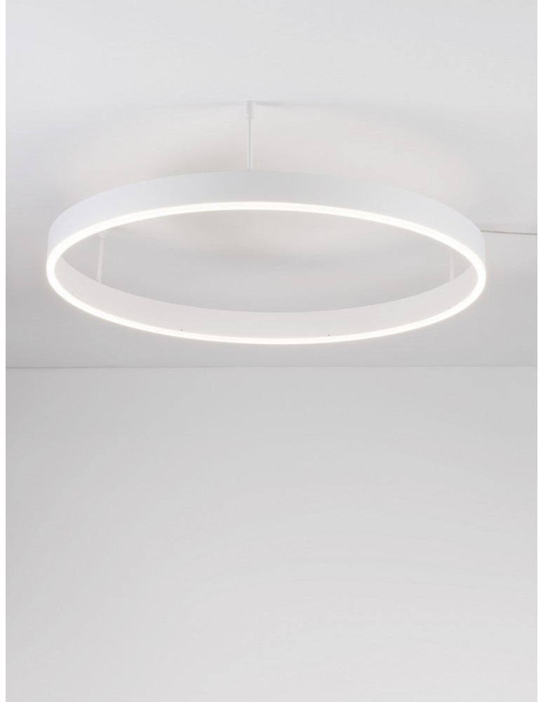 Lampy wiszące - Luces Exclusivas JACA Wisząca Nowoczesna biały 1xLED max 50W 3000K LE43266 - product kolory-swiatla.pl 2