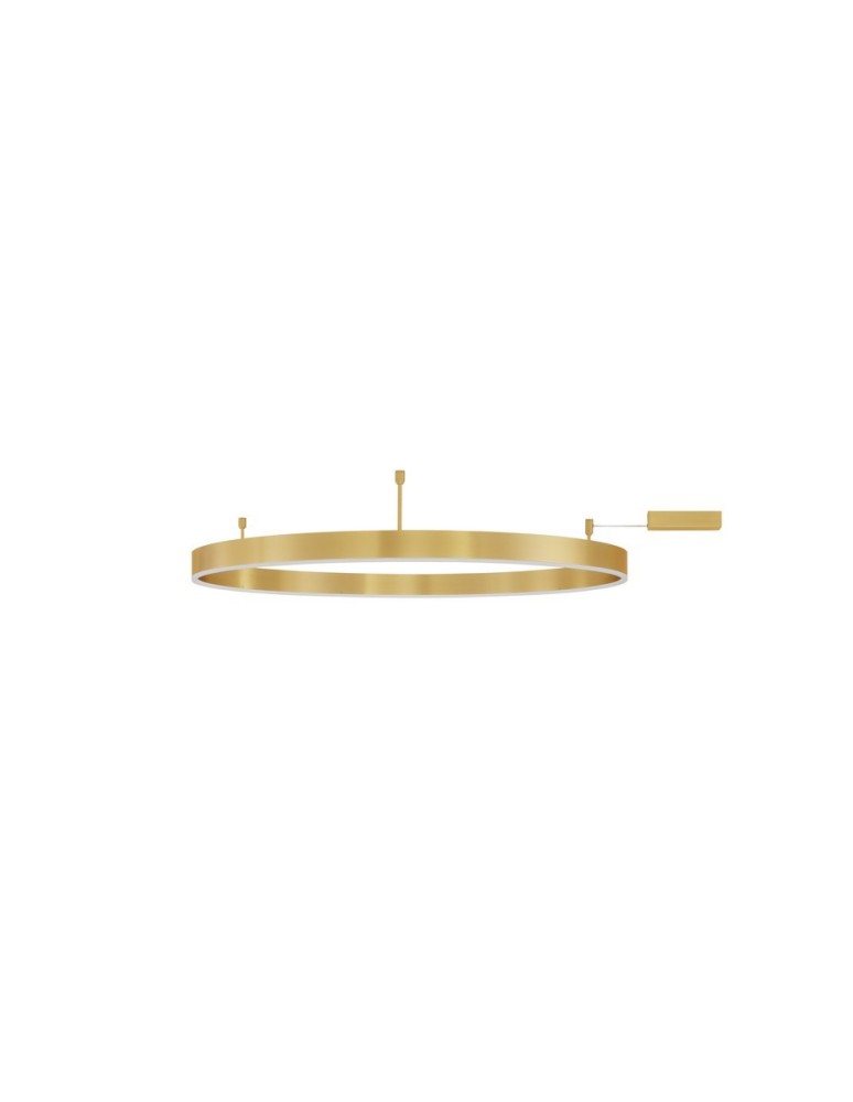 Lampy sufitowe ringi - Luces Exclusivas JACA Sufitowa Nowoczesna złoty i odcienie złota 1xLED max 60W 3000K LE43268 - produkt kolory-swiatla.pl 1