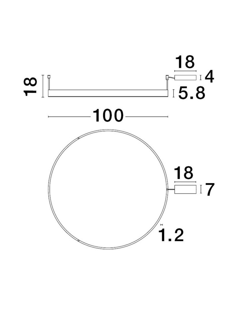 Lampy sufitowe ringi - Luces Exclusivas JACA Sufitowa Nowoczesna złoty i odcienie złota 1xLED max 60W 3000K LE43268 - product kolory-swiatla.pl 3