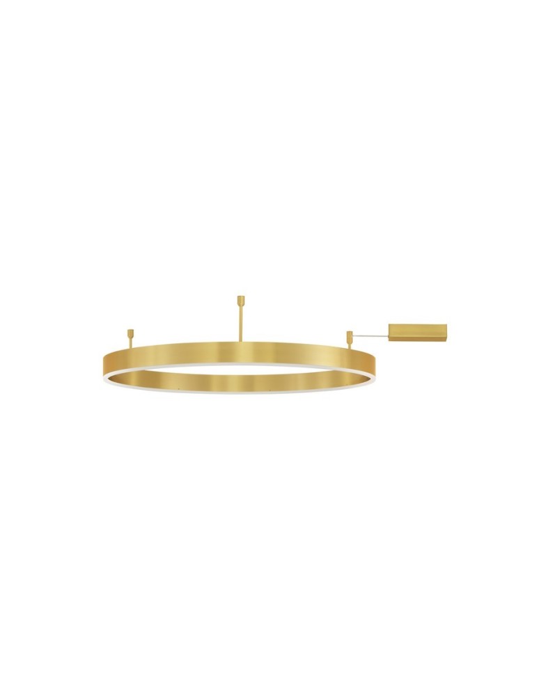Lampy sufitowe ringi - Luces Exclusivas JACA Sufitowa Nowoczesna złoty i odcienie złota 1xLED max 50W 3000K LE43269 - produkt kolory-swiatla.pl 1
