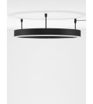 Lampy sufitowe ringi - Luces Exclusivas JACA Sufitowa Nowoczesna czarny 1xLED max 45W 3000K LE43271 - product 2