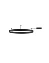 Luces Exclusivas JACA Sufitowa Nowoczesna czarny 1xLED max 50W 3000K LE43272