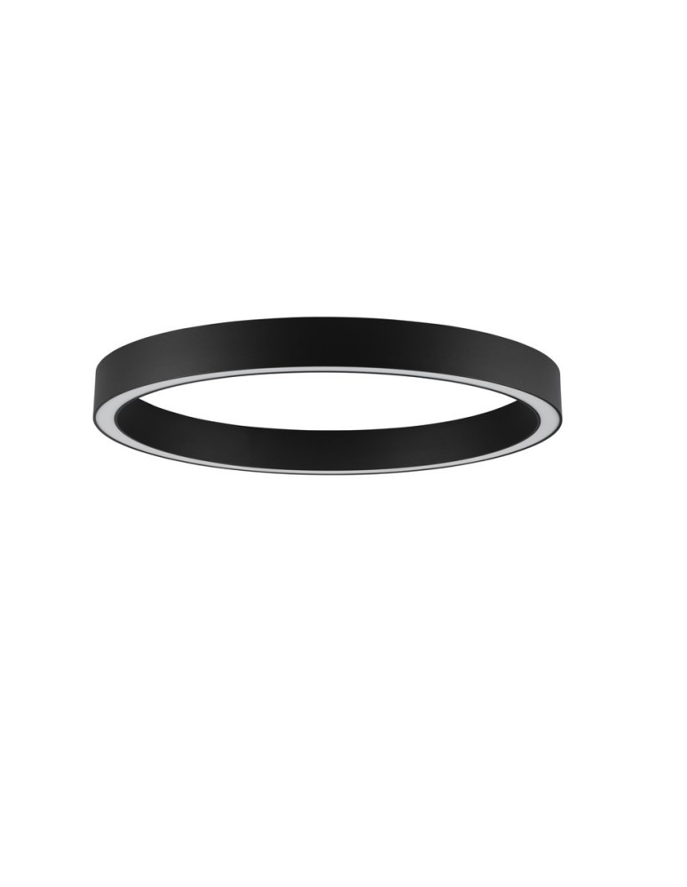 Lampy sufitowe ringi - Luces Exclusivas MILPA Sufitowa Nowoczesna czarny 1xLED max 50W 3000K LE43278 - produkt kolory-swiatla.pl 1