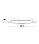 Lampy wiszące - Luces Exclusivas MILPA Wisząca Nowoczesna czarny 1xLED max 60W 3000K LE43279 - produkt 2