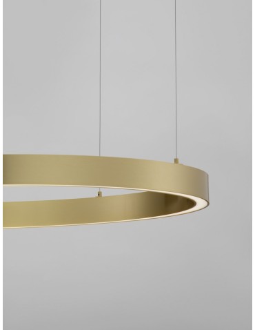 Luces Exclusivas MILPA Wisząca Nowoczesna złoty i odcienie złota 1xLED max 60W 3000K LE43282 - produkt 2