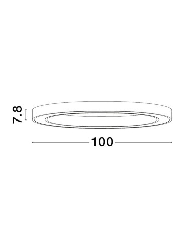 Luces Exclusivas MILPA Sufitowa Nowoczesna złoty i odcienie złota 1xLED max 60W 3000K LE43285 - produkt 2