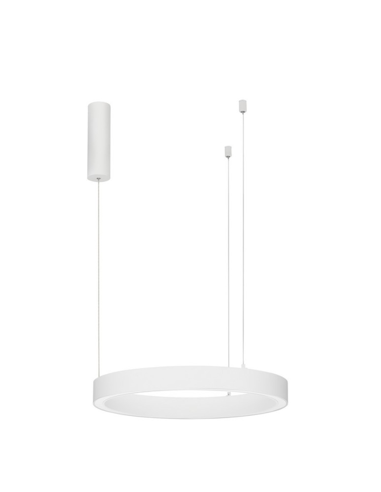 Lampy wiszące - Luces Exclusivas MILPA Wisząca Nowoczesna biały 1xLED max 40W 3000K LE43286 - produkt kolory-swiatla.pl 1
