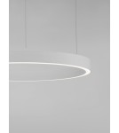 Lampy wiszące - Luces Exclusivas MILPA Wisząca Nowoczesna biały 1xLED max 50W 3000K LE43287 - product 2