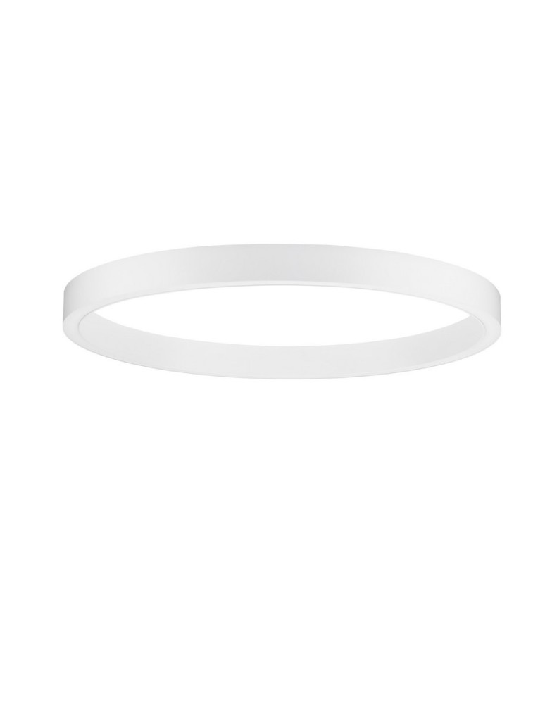 Lampy sufitowe ringi - Luces Exclusivas MILPA Sufitowa Nowoczesna biały 1xLED max 60W 3000K LE43291 - produkt kolory-swiatla.pl 1