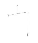 Lampy wiszące designerskie - Luces Exclusivas KARIM Wisząca Nowoczesna czarny 1xLED max 12W 3000K LE43295 - product 1