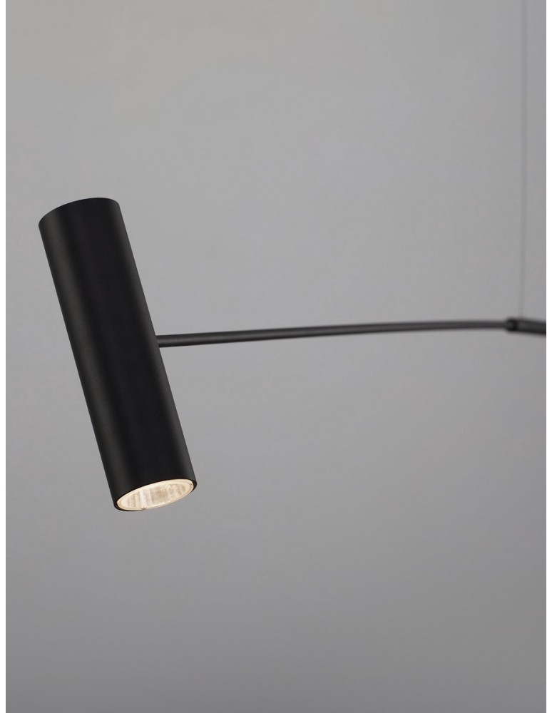 Lampy wiszące designerskie - Luces Exclusivas KARIM Wisząca Nowoczesna czarny 1xLED max 12W 3000K LE43295 - product kolory-swiatla.pl 3