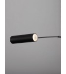 Lampy wiszące designerskie - Luces Exclusivas KARIM Wisząca Nowoczesna czarny 1xLED max 12W 3000K LE43295 - product 4