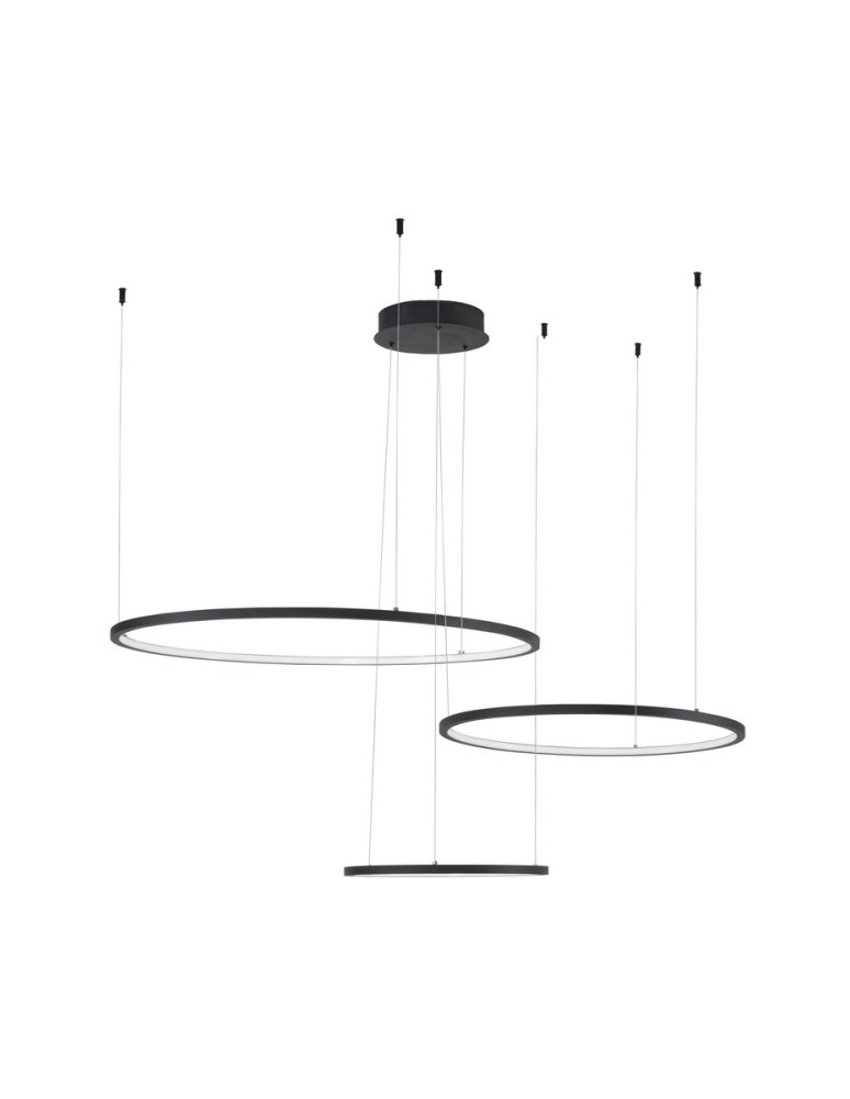 Luces Exclusivas ABAJO Wisząca Nowoczesna czarny 3xLED max 80W 3000K LE43296