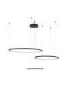 Luces Exclusivas ABAJO Wisząca Nowoczesna czarny 3xLED max 80W 3000K LE43296