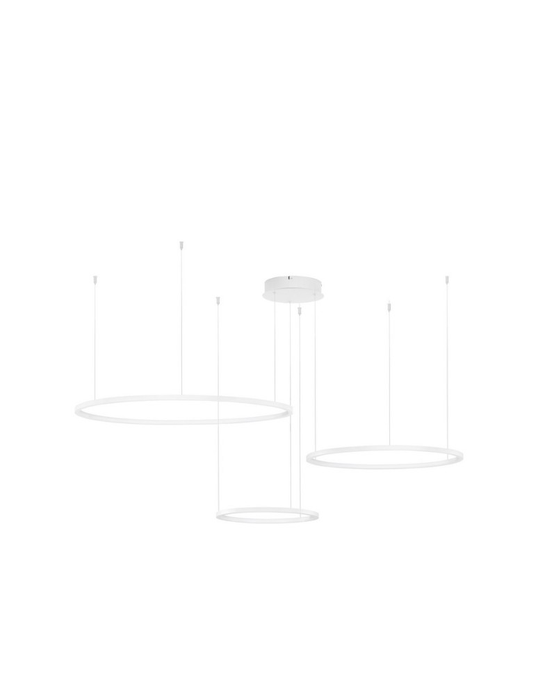 Lampy wiszące - Luces Exclusivas ABAJO Wisząca Nowoczesna biały 3xLED max 80W 3000K LE43298 - produkt kolory-swiatla.pl 1