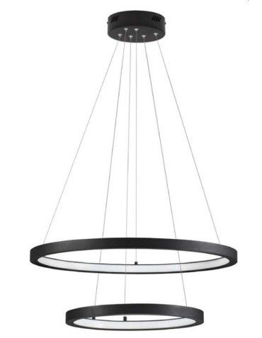 Luces Exclusivas IRUN Wisząca Nowoczesna czarny 2xLED max 60W 3000K LE43300