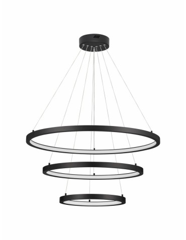 Luces Exclusivas IRUN Wisząca Nowoczesna czarny 3xLED max 108W 3000K LE43301