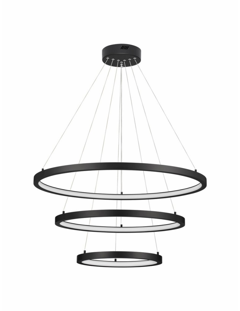 Lampy wiszące - Luces Exclusivas IRUN Wisząca Nowoczesna czarny 3xLED max 108W 3000K LE43301 - produkt kolory-swiatla.pl 1