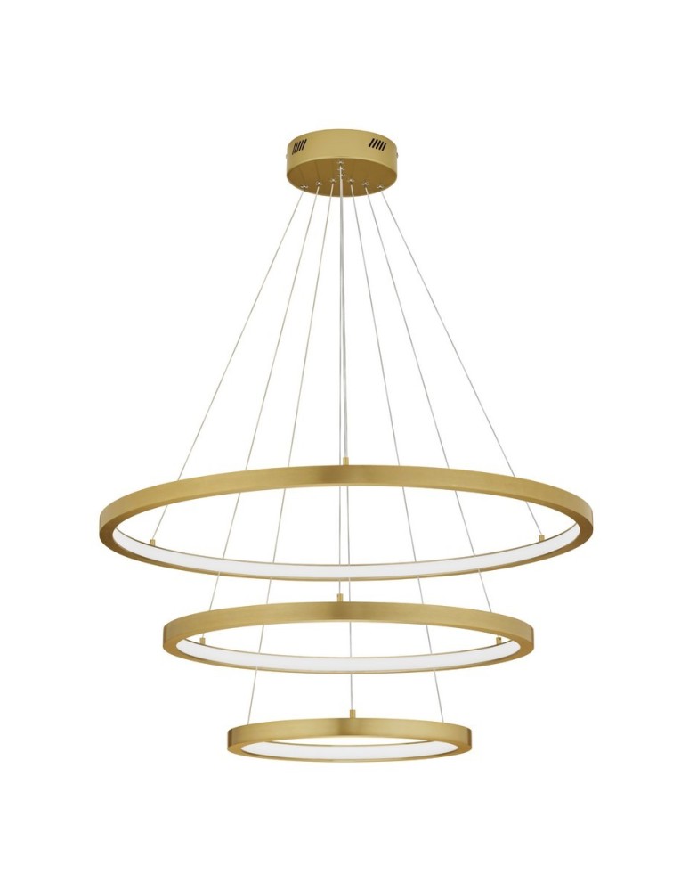 Lampy wiszące - Luces Exclusivas IRUN Wisząca Nowoczesna złoty i odcienie złota 3xLED max 108W 3000K LE43304 - produkt kolory-swiatla.pl 1