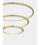 Lampy wiszące - Luces Exclusivas IRUN Wisząca Nowoczesna złoty i odcienie złota 3xLED max 108W 3000K LE43304 - product 3