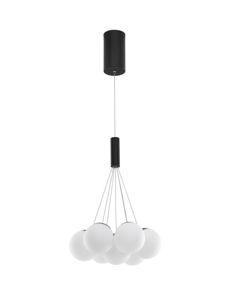 Lampy wiszące - Luces Exclusivas ABALA Wisząca Nowoczesna czarny 7xLED max 49W 3000K LE43309 - produkt kolory-swiatla.pl 1
