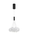 Luces Exclusivas ABALA Wisząca Nowoczesna czarny 7xLED max 49W 3000K LE43309