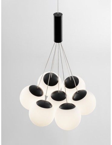 Luces Exclusivas ABALA Wisząca Nowoczesna czarny 7xLED max 49W 3000K LE43309 - produkt 2