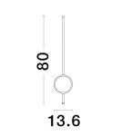 Kinkiety - Luces Exclusivas ABORE Ścienna Nowoczesna czarny 1xLED max 22W 3000K LE43314 - produkt 4