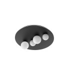 Lampy sufitowe - Luces Exclusivas ABRAS Sufitowa Nowoczesna czarny 4xLED max 63W 3000K LE43315 - product 1