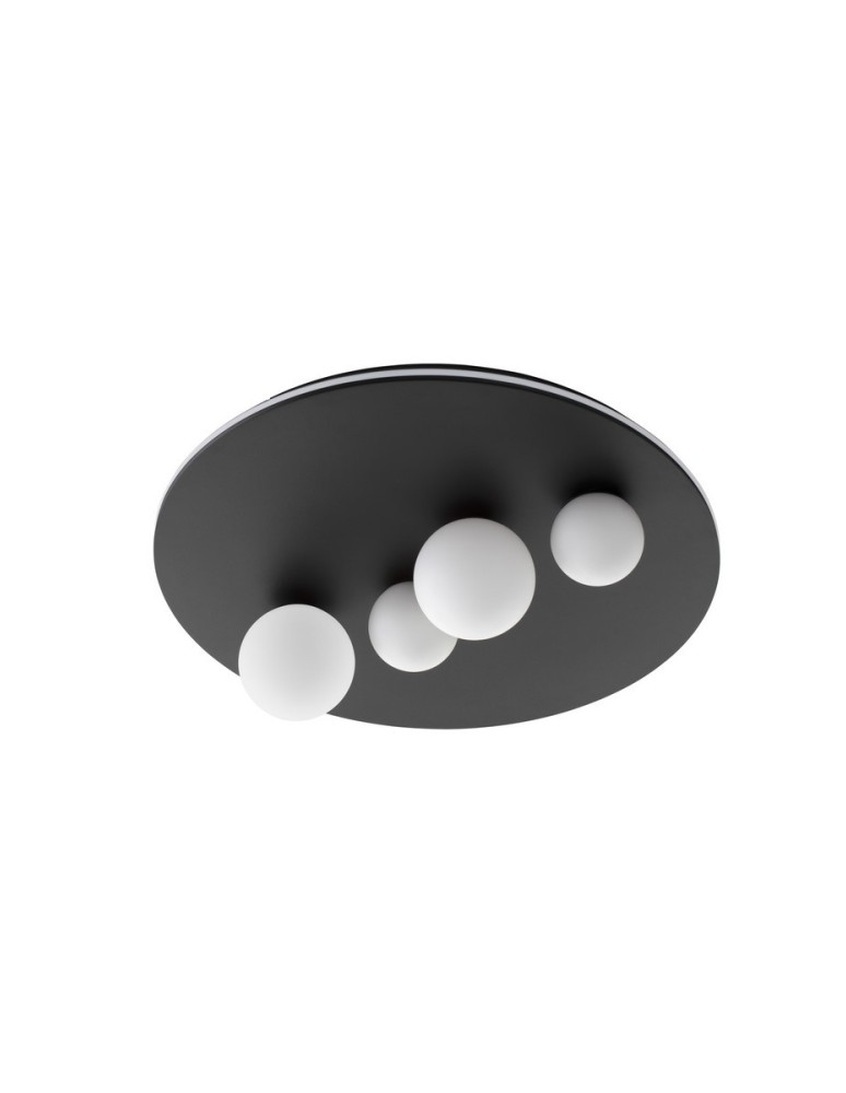Lampy sufitowe - Luces Exclusivas ABRAS Sufitowa Nowoczesna czarny 4xLED max 63W 3000K LE43315 - produkt kolory-swiatla.pl 1