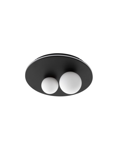 Luces Exclusivas ABRAS Sufitowa Nowoczesna czarny 2xLED max 40W 3000K LE43317