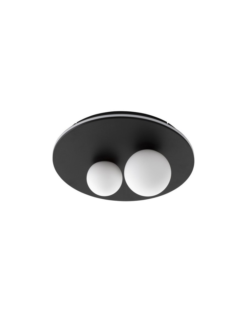 Luces Exclusivas ABRAS Sufitowa Nowoczesna czarny 2xLED max 40W 3000K LE43317