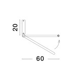 Lampy wiszące - Luces Exclusivas ABUYA Wisząca Nowoczesna czarny 1xLED max 35W 3000K LE43318 - product 3