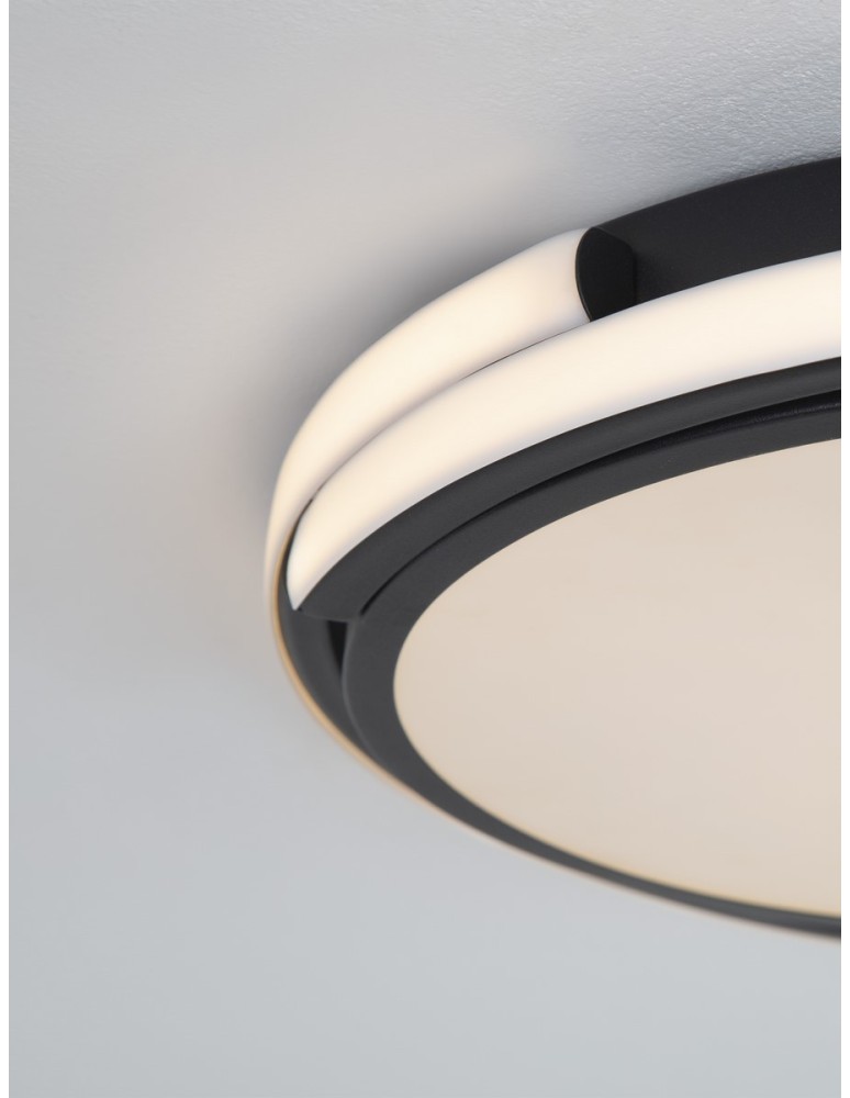 Lampy sufitowe - Luces Exclusivas ACAPA Sufitowa Nowoczesna czarny 1xLED max 30W 3000K LE43328 - product kolory-swiatla.pl 2