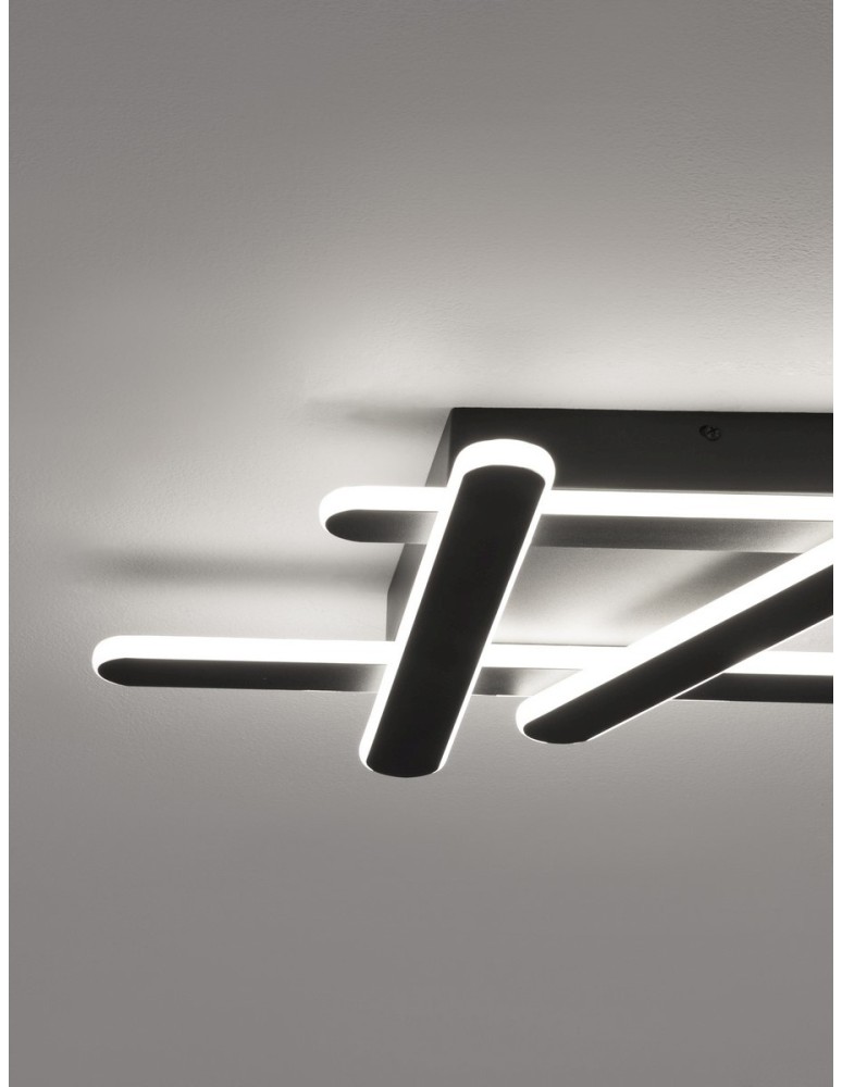 Lampy sufitowe - Luces Exclusivas ACALA Sufitowa Nowoczesna czarny 1xLED max 40W 3000K LE43332 - product kolory-swiatla.pl 2