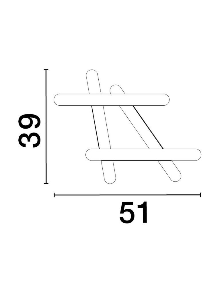 Lampy sufitowe - Luces Exclusivas ACALA Sufitowa Nowoczesna biały 1xLED max 40W 3000K LE43333 - product kolory-swiatla.pl 3