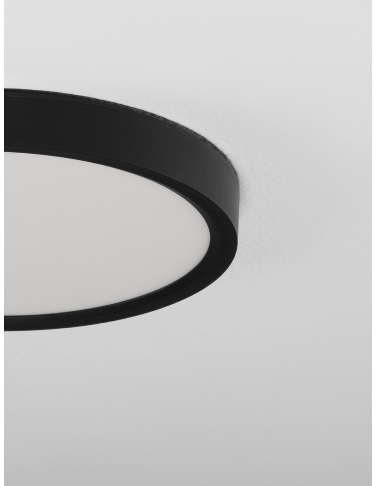 Lampy sufitowe - Luces Exclusivas ACISA Sufitowa Nowoczesna czarny 1xLED max 24W 3000K/4000K/6500K LE43339 - product kolory-swiatla.pl 2