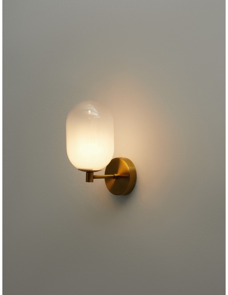 Kinkiety - Luces Exclusivas BADESI Ścienna Nowoczesna złoty i odcienie złota 1xG9 max 5W LE43352 - produkt kolory-swiatla.pl 3