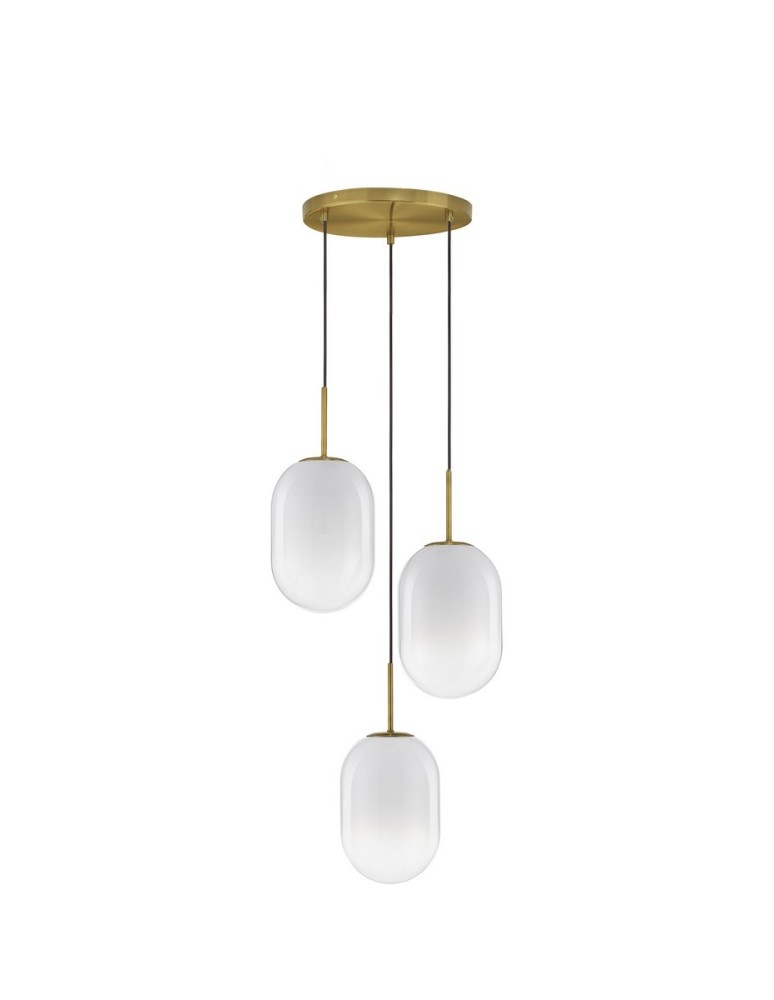 Luces Exclusivas ACUYO Wisząca Nowoczesna złoty i odcienie złota 3xE14 max 12W LE43358