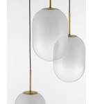 Lampy wiszące - Luces Exclusivas ACUYO Wisząca Nowoczesna złoty i odcienie złota 3xE14 max 12W LE43358 - produkt 2
