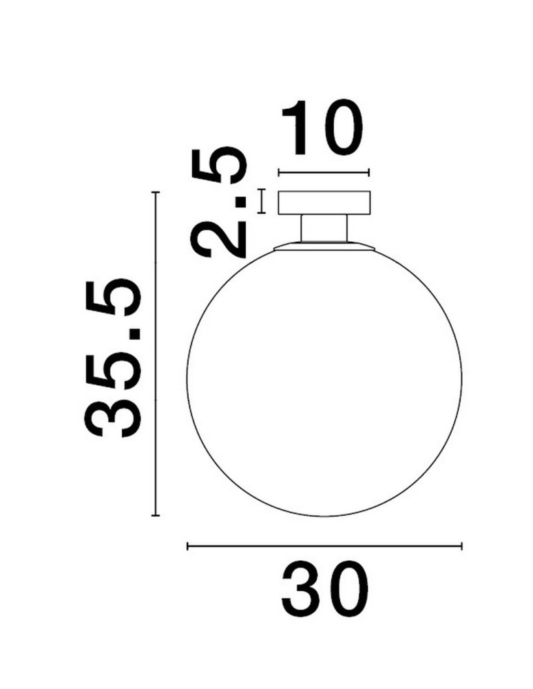 Lampy sufitowe - Luces Exclusivas ADELA Sufitowa Nowoczesna złoty i odcienie złota 1xE27 max 12W LE43359 - produkt kolory-swiatla.pl 3