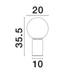 Lampy sufitowe - Luces Exclusivas ADELA Sufitowa Nowoczesna złoty i odcienie złota 1xE27 max 12W LE43360 - product 2