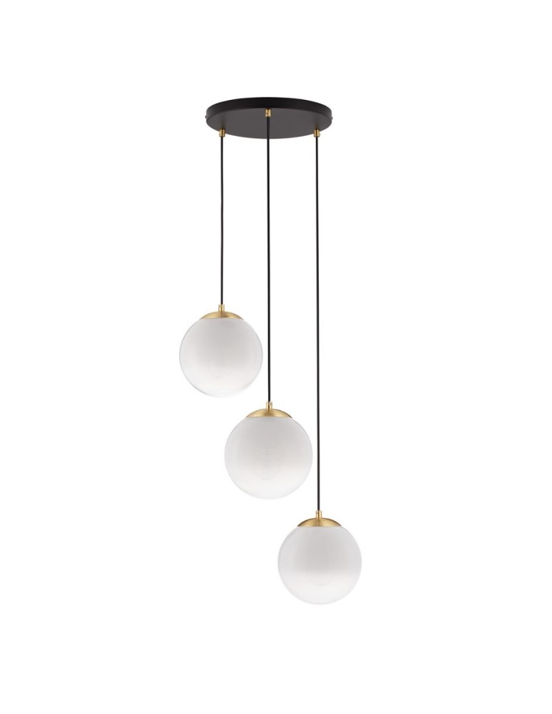 Lampy wiszące - Luces Exclusivas ADELA Wisząca Nowoczesna złoty i odcienie złota 3xE27 max 12W LE43361 - produkt kolory-swiatla.pl 1