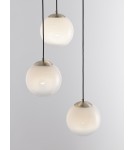 Lampy wiszące - Luces Exclusivas ADELA Wisząca Nowoczesna złoty i odcienie złota 3xE27 max 12W LE43361 - produkt 3